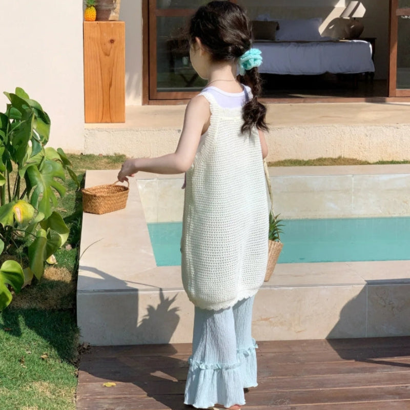 Girls' Summer Outfit – Trendy and Comfortable – Summer Kids' Clothing Set