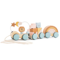 Thumbnail for Bead Tracks™ – Train, Car & Motor Skills - Wooden Beads and Drag Set