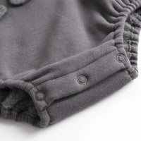 Thumbnail for Mini Fashion – Soft Fleece Onesie with Dino Print