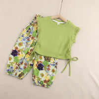 Thumbnail for Sleeveless Tops & Pants – Soft & Stylish – Children's Summer Outfit