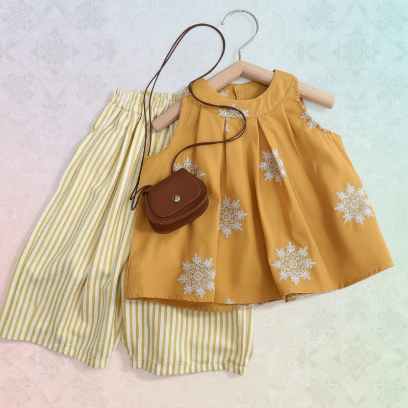 Sleeveless Tops & Pants – Soft & Stylish – Children's Summer Outfit