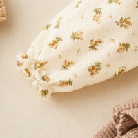 Thumbnail for SweetPea – Baby Girl Outfit with Ruffles and a Floral Print