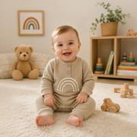 Thumbnail for SnuggleHue – Soft & Comfortable – Rainbow Baby Onesie