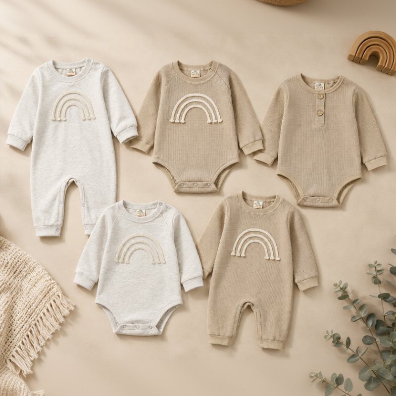 SnuggleHue – Soft & Comfortable – Rainbow Baby Onesie