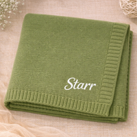 Thumbnail for Personalized Baby Blanket – Soft & Unique – Personalized Embroidered Cotton Blanket