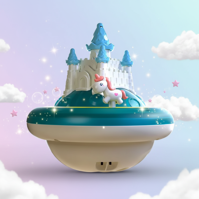 SpalshCastle – Magical & Interactive – Floating Unicorn Castle Play Set
