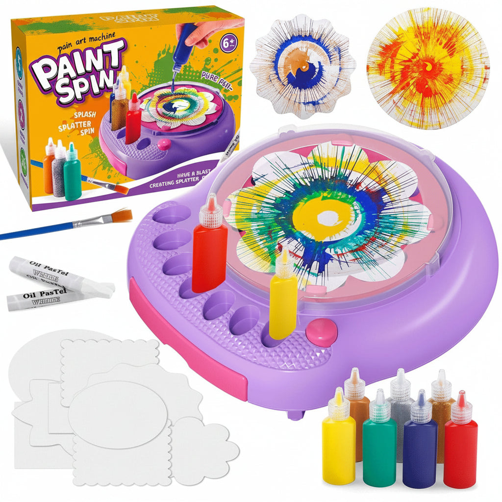 SpinArt – Creative & Educational – DIY Paint Spinning Top