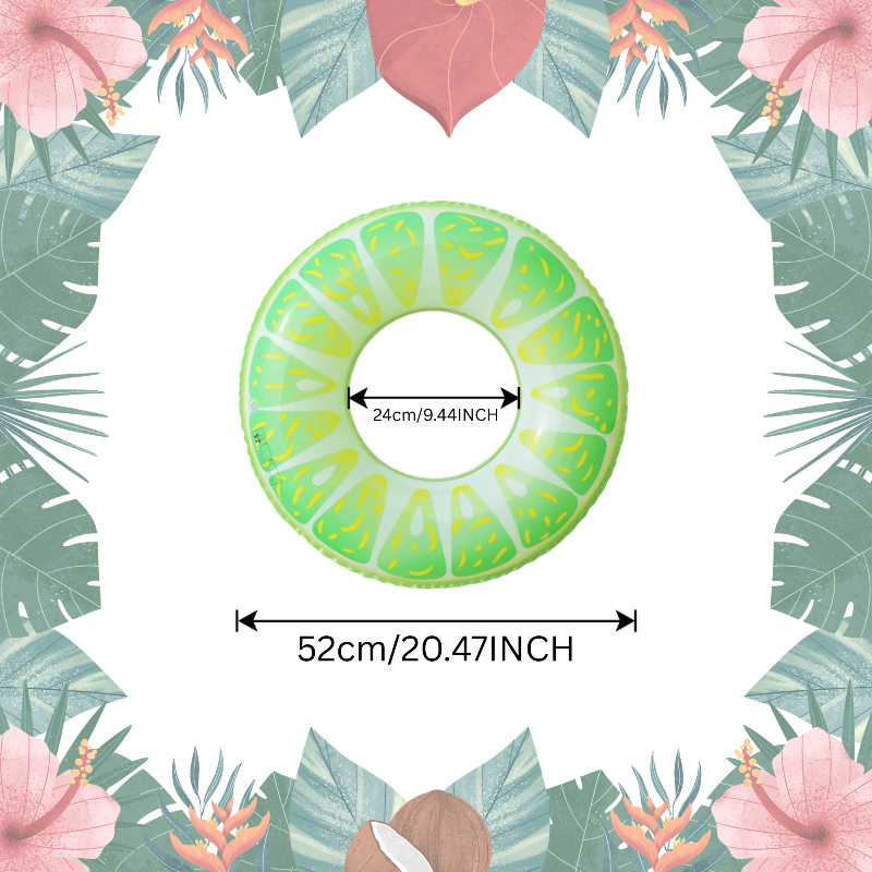 SunSplash – Tropical & Comfortable – Tropical Fruit Swim Ring