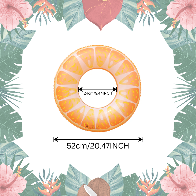 SunSplash – Tropical & Comfortable – Tropical Fruit Swim Ring