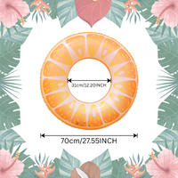Thumbnail for SunSplash – Tropical & Comfortable – Tropical Fruit Swim Ring
