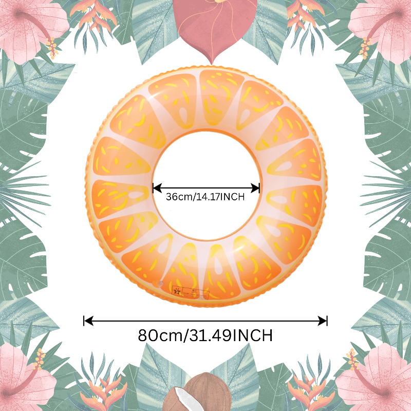 SunSplash – Tropical & Comfortable – Tropical Fruit Swim Ring