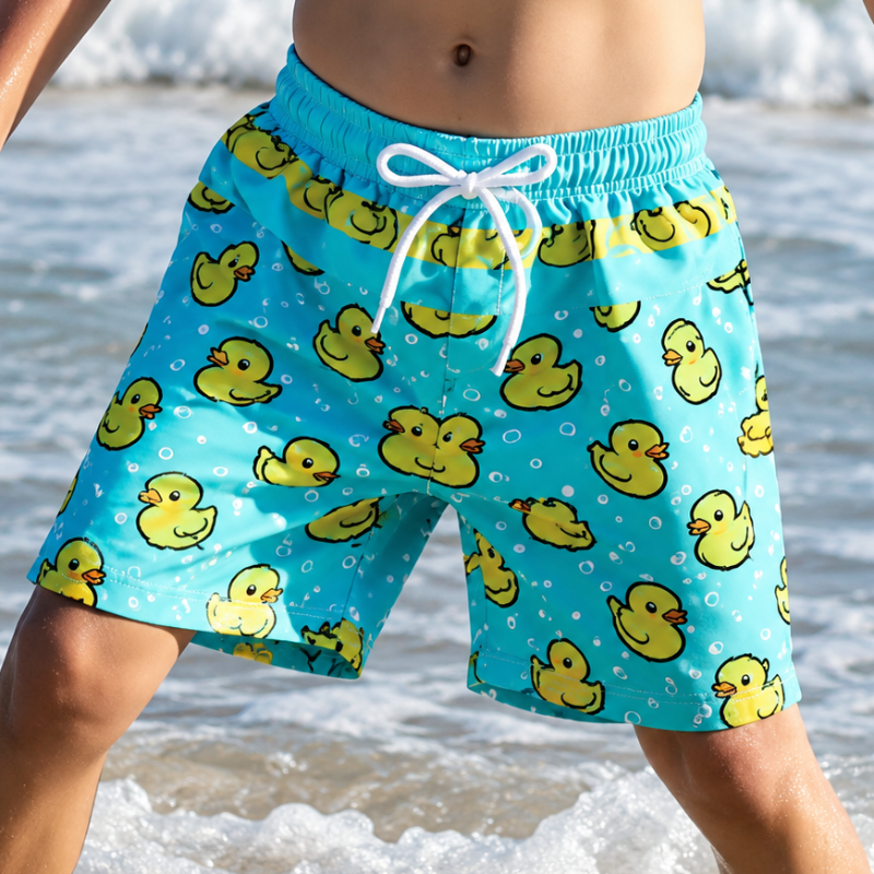 SunnySplash – Lightweight & Comfortable – Boys' Swim Trunks