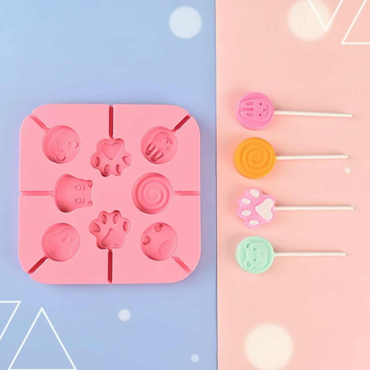 SweetPop – Healthy Treats – Silicone Lollipop Mold Set