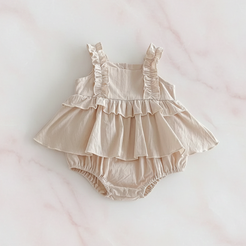 TinyBloom – Cute & Soft – Baby & Toddler Dress with Ruffles