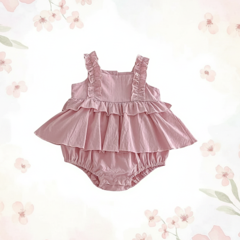 TinyBloom – Cute & Soft – Baby & Toddler Dress with Ruffles