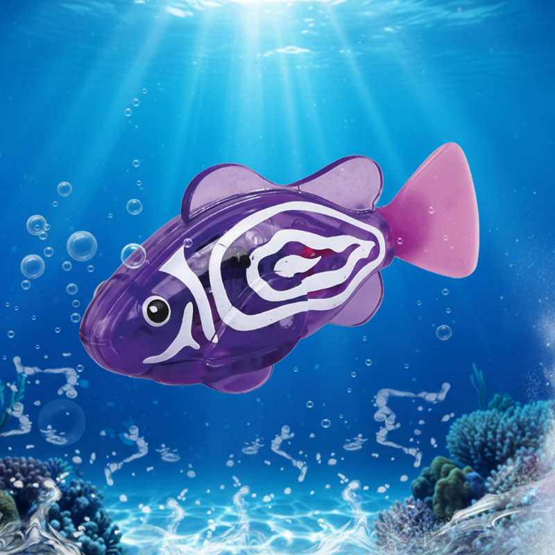 TinySwim – Fun & Active – Electronic Swimming Fish with LED Light