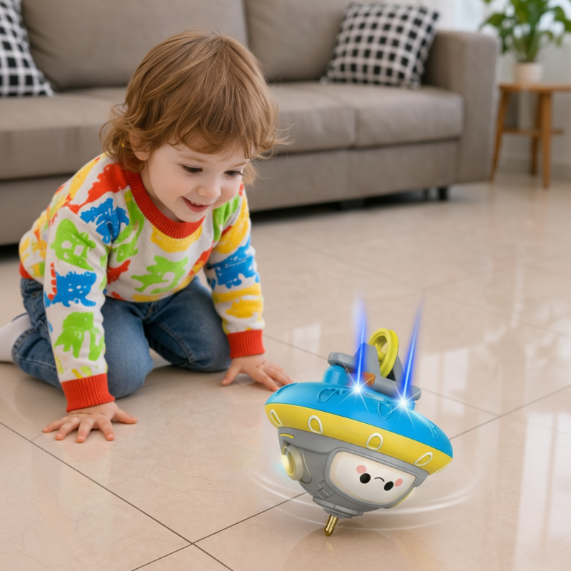 Tightrope Walking UFO Toy – Interactive & Fascinating – Balancing Robot Toy