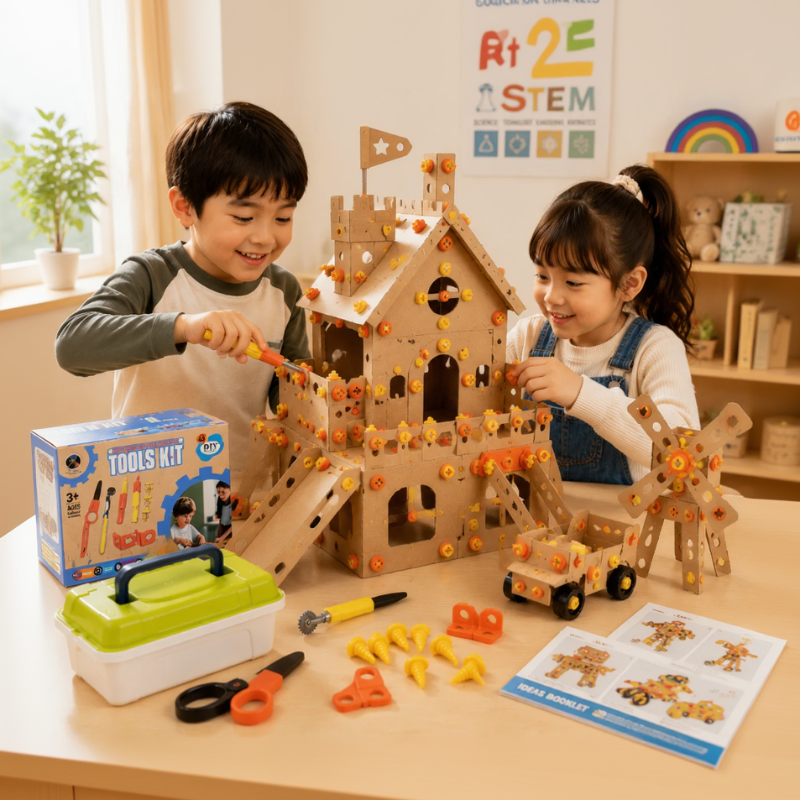 ToolMaster – The Ultimate Tool Set for Cardboard Builders – Kids' Tool Set
