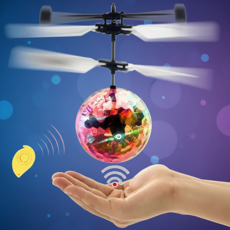 HoverFun – LED Light & Educational – Quadcopter Flying Drone