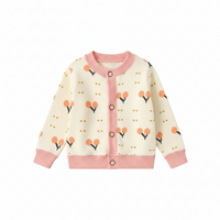 Thumbnail for CozyCardi – Soft & Warm – Knitted Cardigan with Cute Prints
