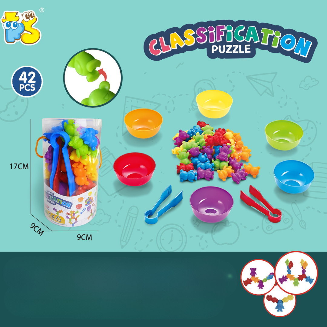 Rainbow Teddy Bears Toys™ - Educational & Creative - Rainbow Counting Bears