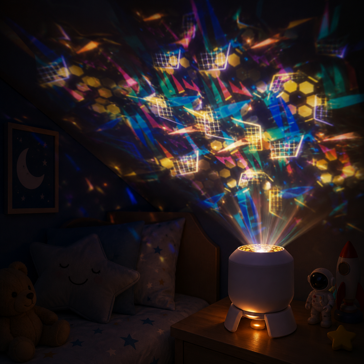 SeaDream – Fun & Educational – 360° Rotating LED Night Light