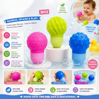 Thumbnail for Water Squirters – Fun & Safe – Water Gun (Set of 3)