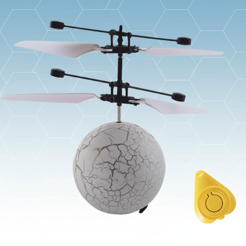 HoverFun – LED Light & Educational – Quadcopter Flying Drone