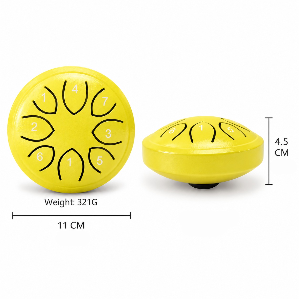 TinyHarmony – Compact & Musical – 8-Note Tongue Drum