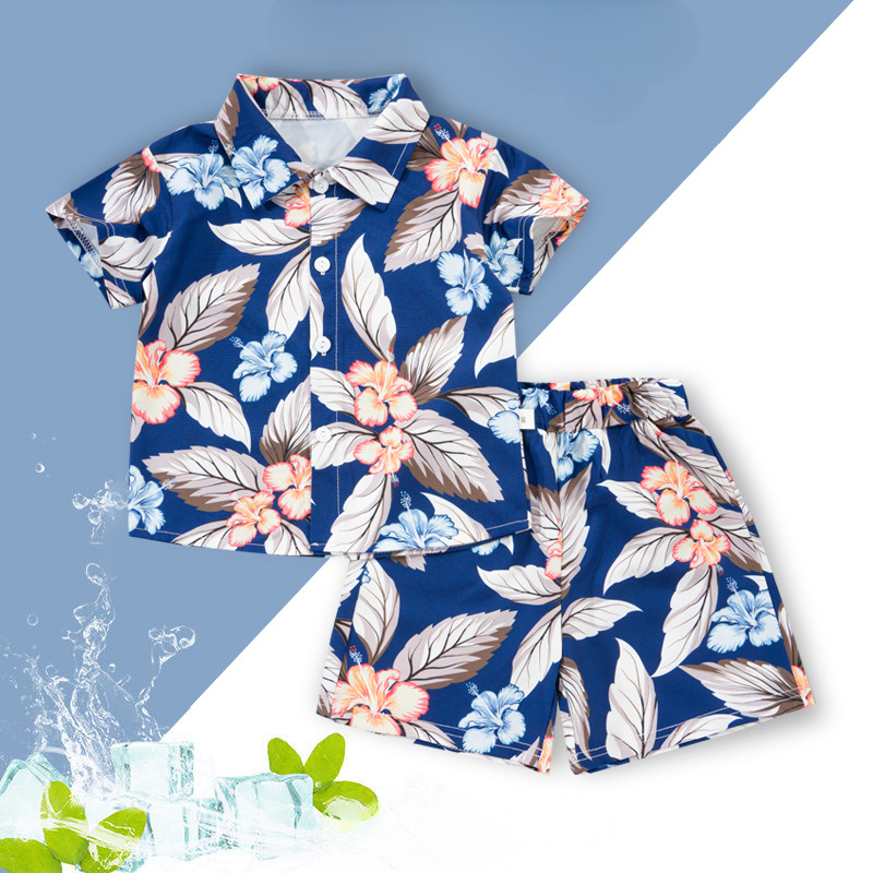 Mini Fashion™ - Fresh & Cheerful - Flowers Boys Set