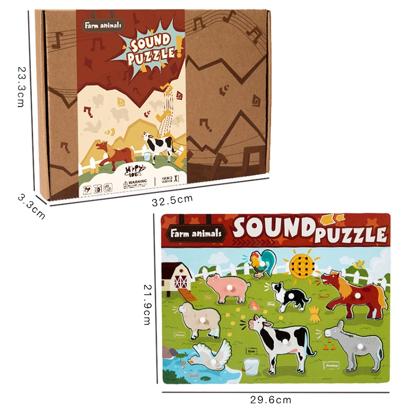 Sound Matching Game™ – Hear & Discover – Educational Puzzle