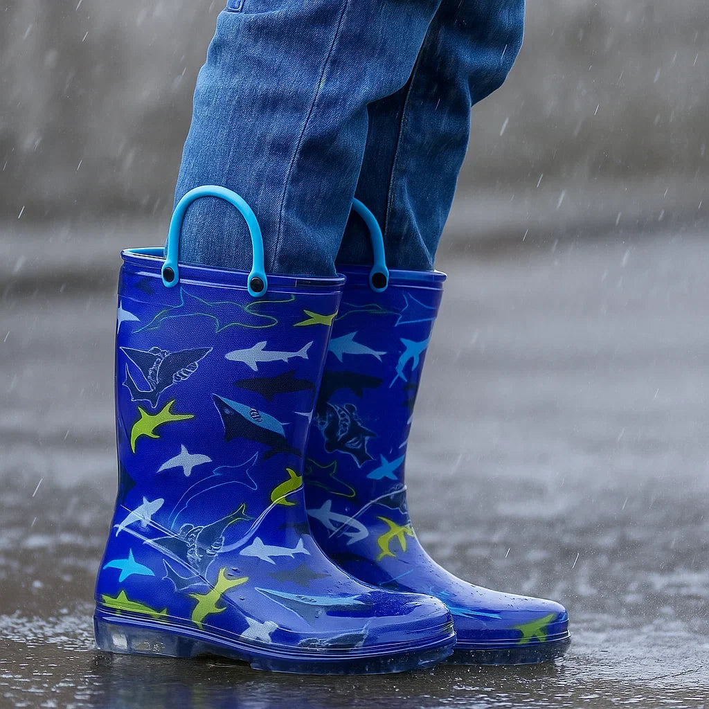 RainySteps – Easy & Waterproof – Rain Boots with Print & Loop