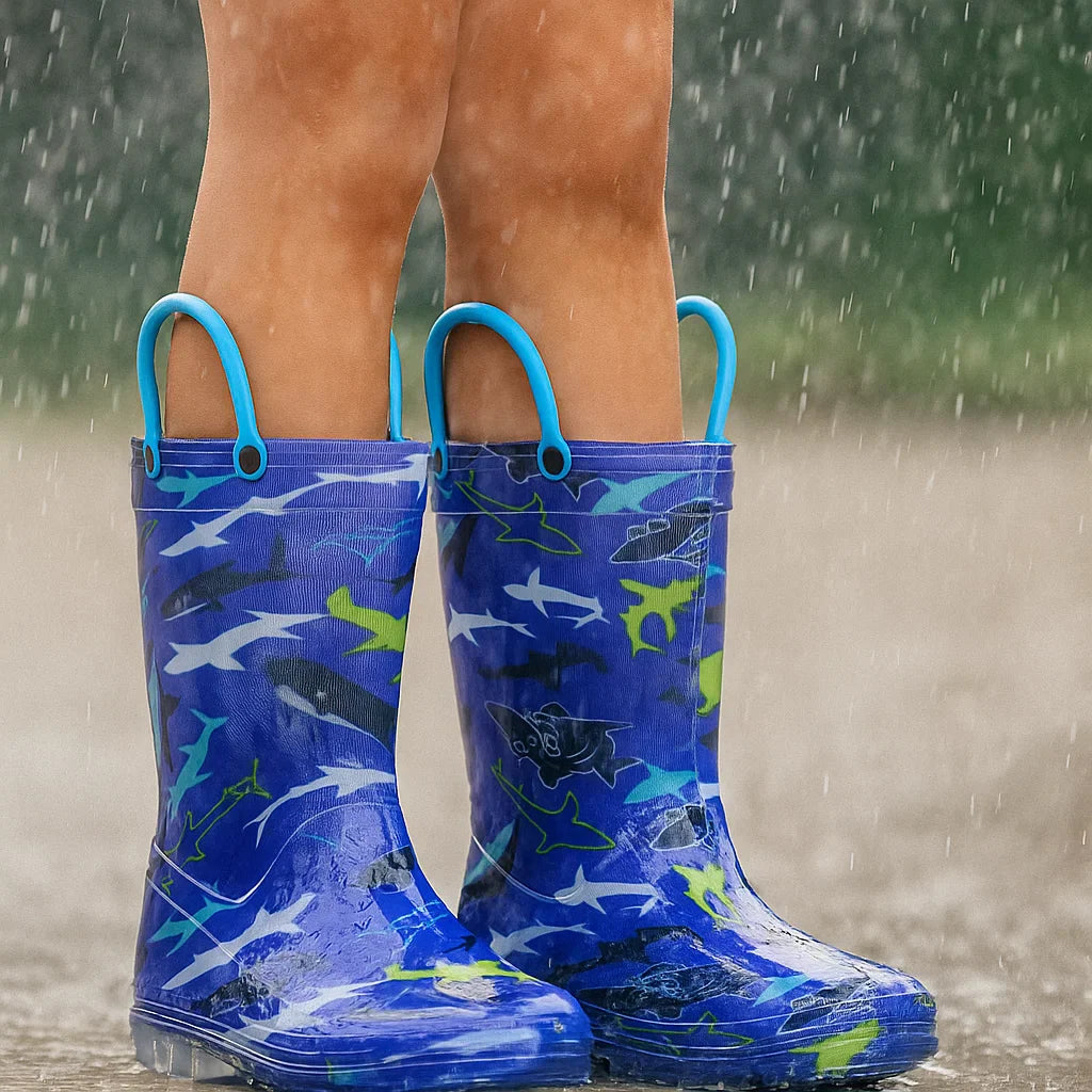 RainySteps – Easy & Waterproof – Rain Boots with Print & Loop