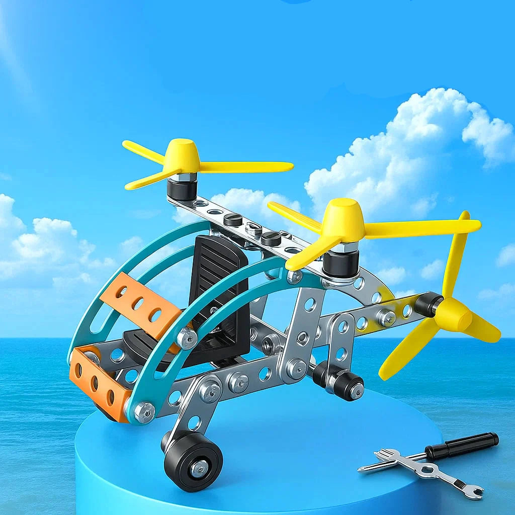 MetalBuild – Cool & Educational – Construction Vehicle Set