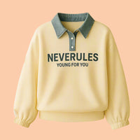 Thumbnail for FashionKids – Stylish & Playful – Polo shirt with denim collar