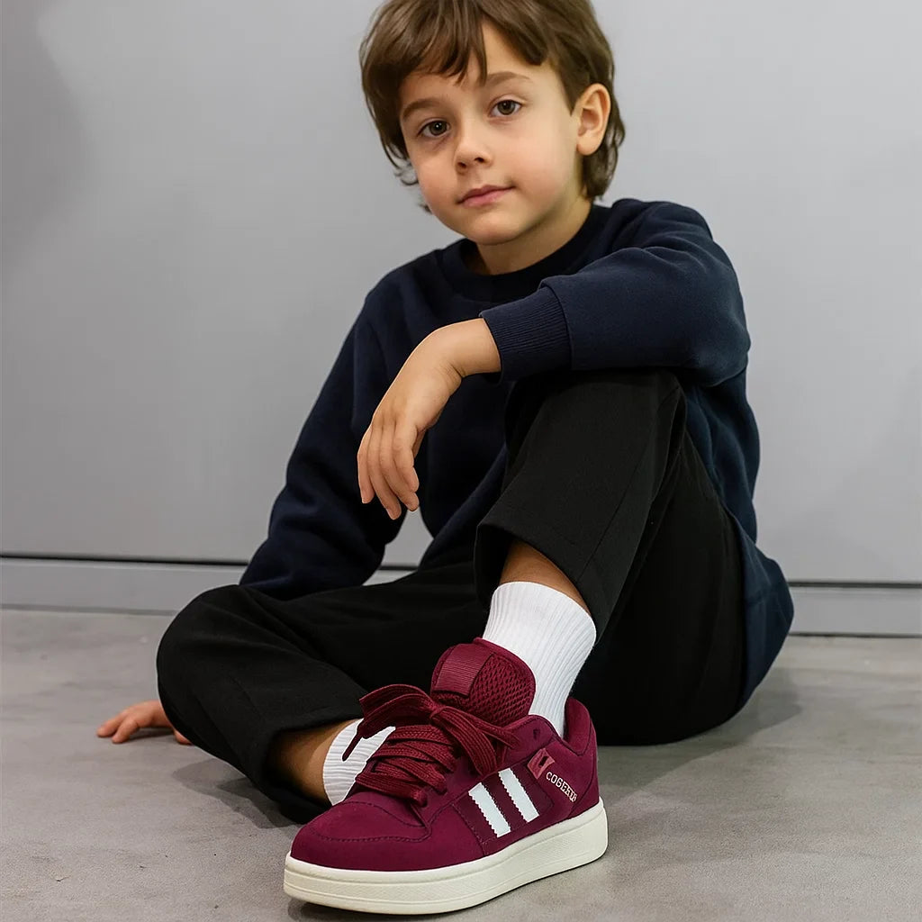 UrbanStep – Fashionable and comfortable – burgundy sneakers