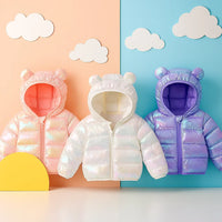 Thumbnail for CuddleCoat  – Thick Padded Jacket with Bear Hood