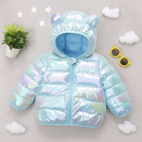 Thumbnail for CuddleCoat  – Thick Padded Jacket with Bear Hood
