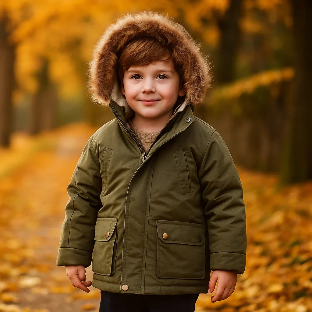 CozyTrend – Elegant & Warm – Parka Winter Coat with Fur Collar