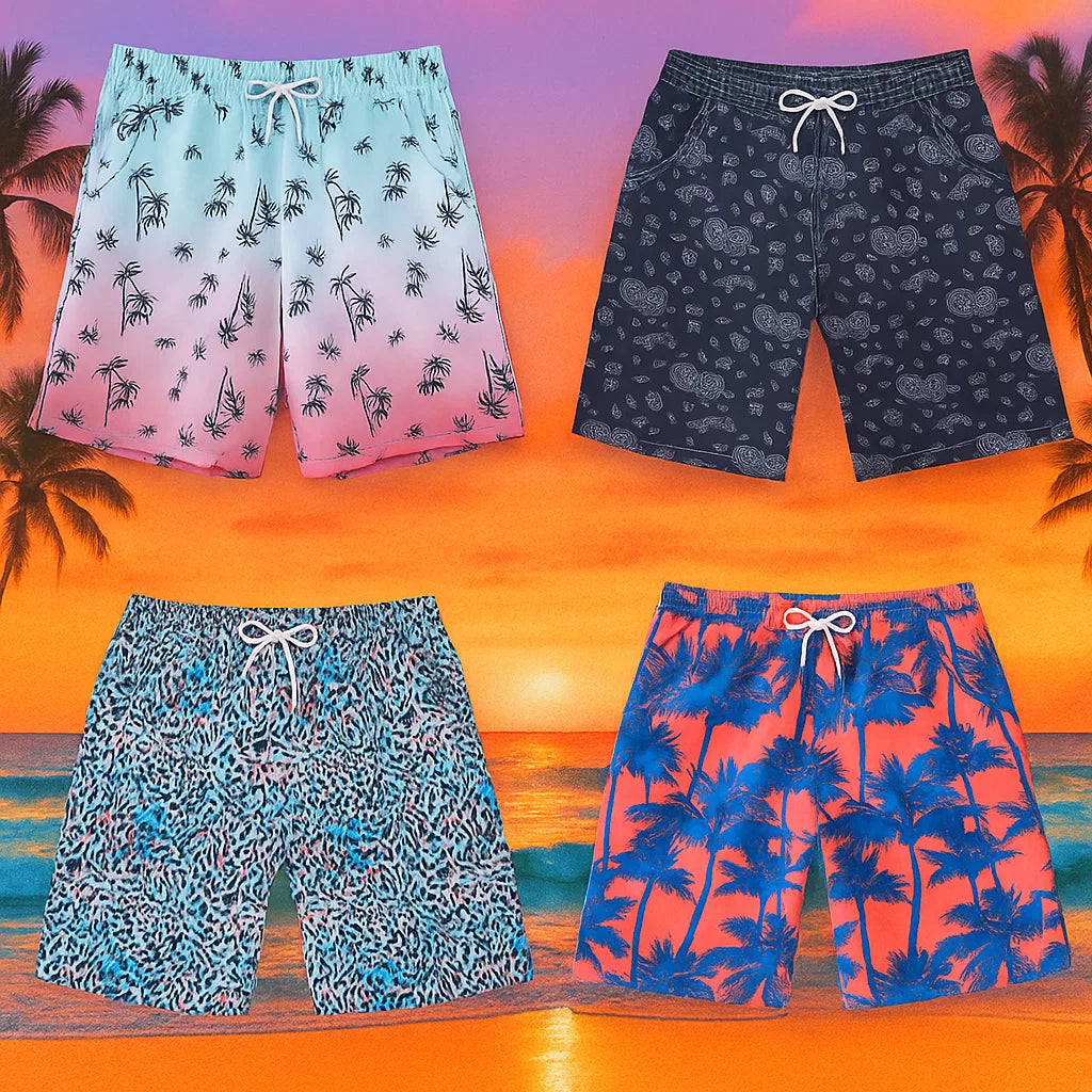 OceanBee – Cool & Summery – Swim Trunks with Soft Inner Lining