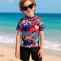 Thumbnail for SunnyGuard – Summery & Protective – Anti-UV Children's Swim Shirt with Short Sleeves