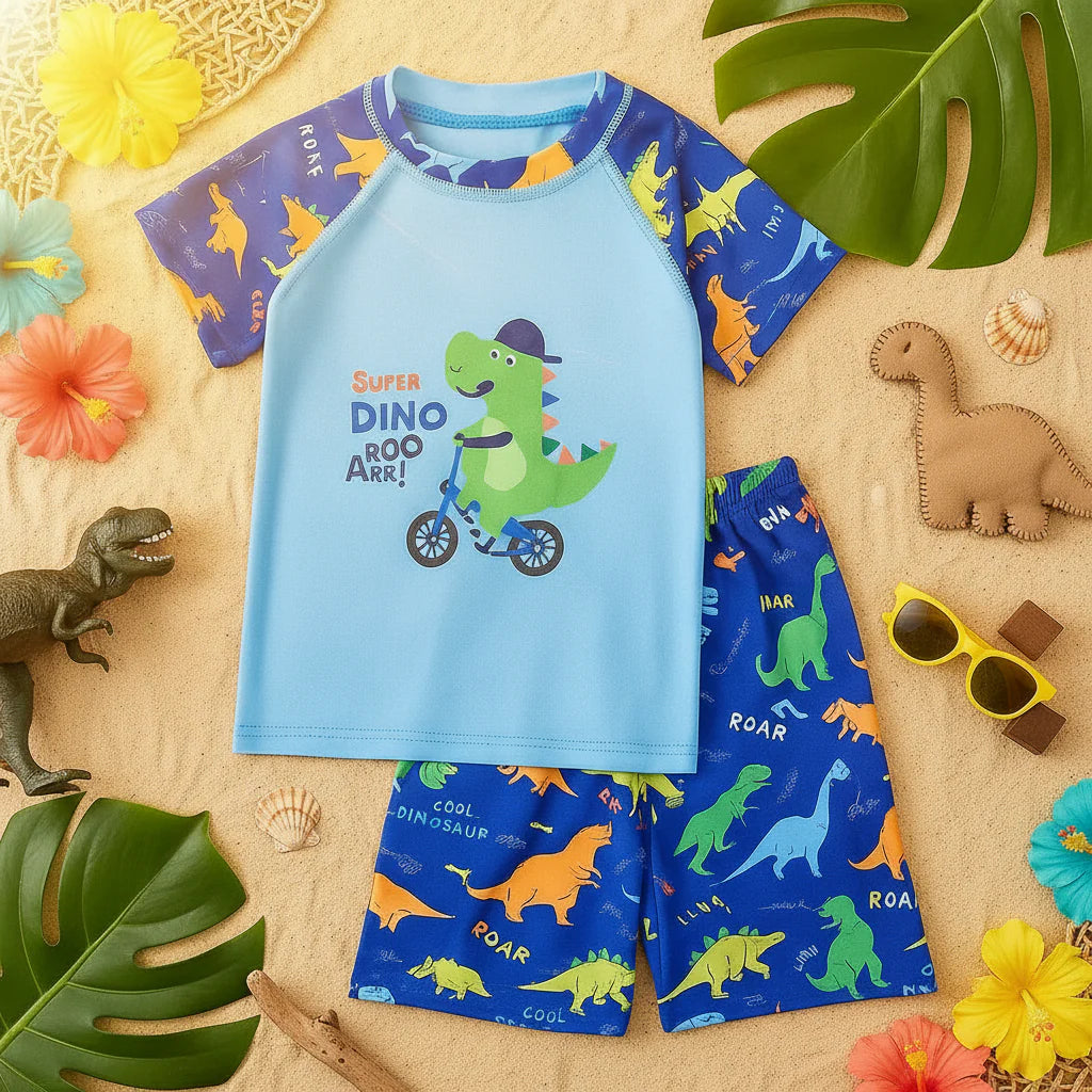 AquaFun – Breathable & Safe – Children's Swim Set with UPF Protection