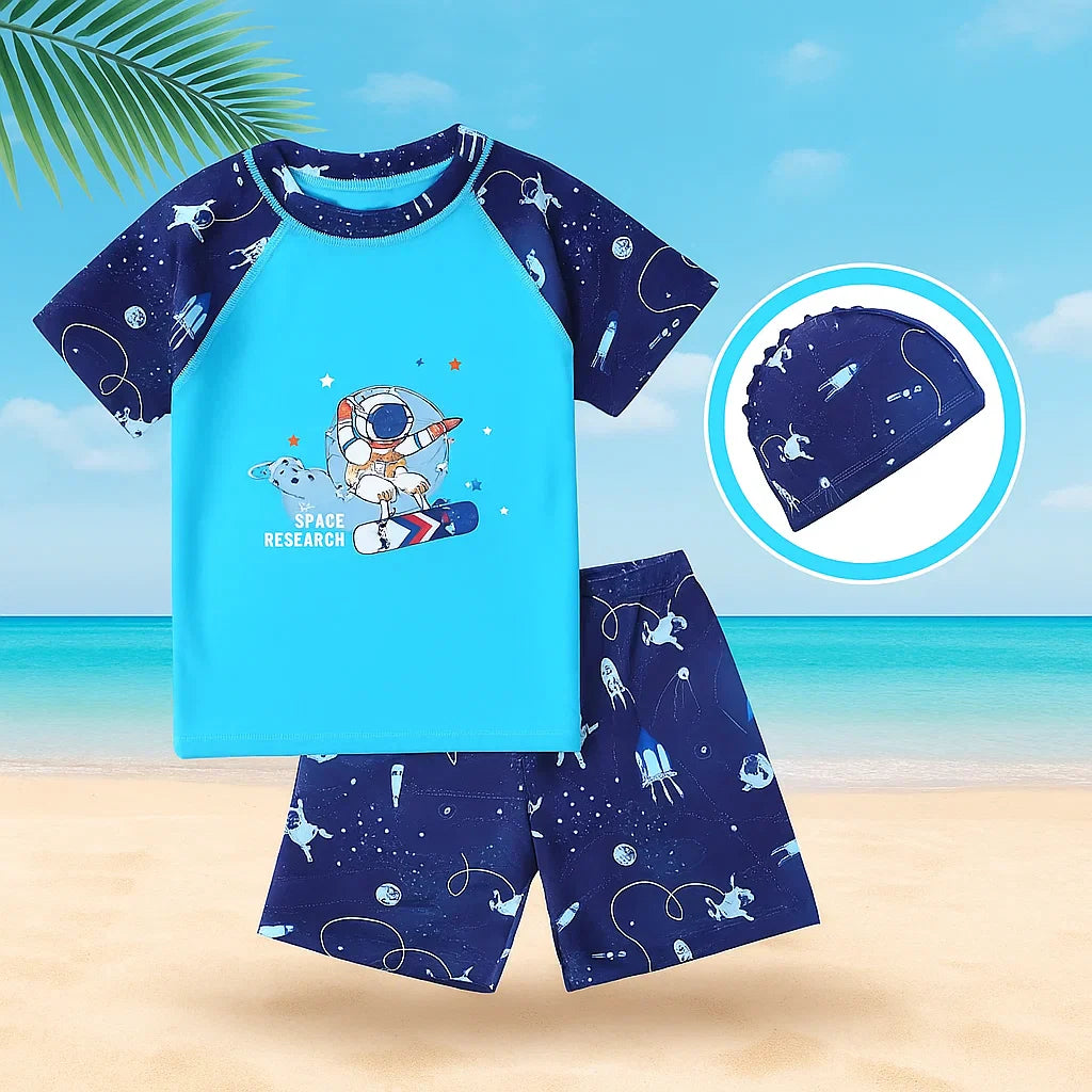 AquaFun – Breathable & Safe – Children's Swim Set with UPF Protection