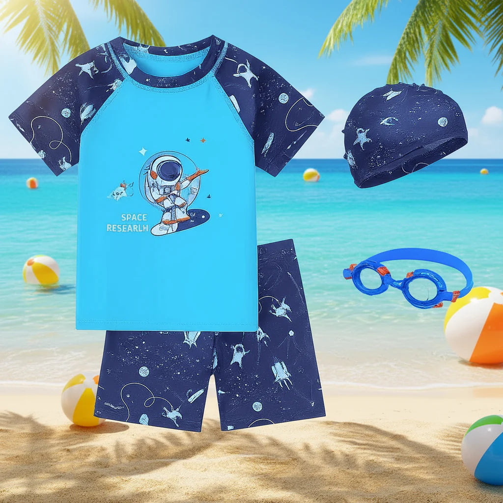 AquaFun – Breathable & Safe – Children's Swim Set with UPF Protection
