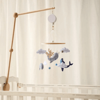 Thumbnail for LittleNest – Natural Peace – Wooden Baby Mobile