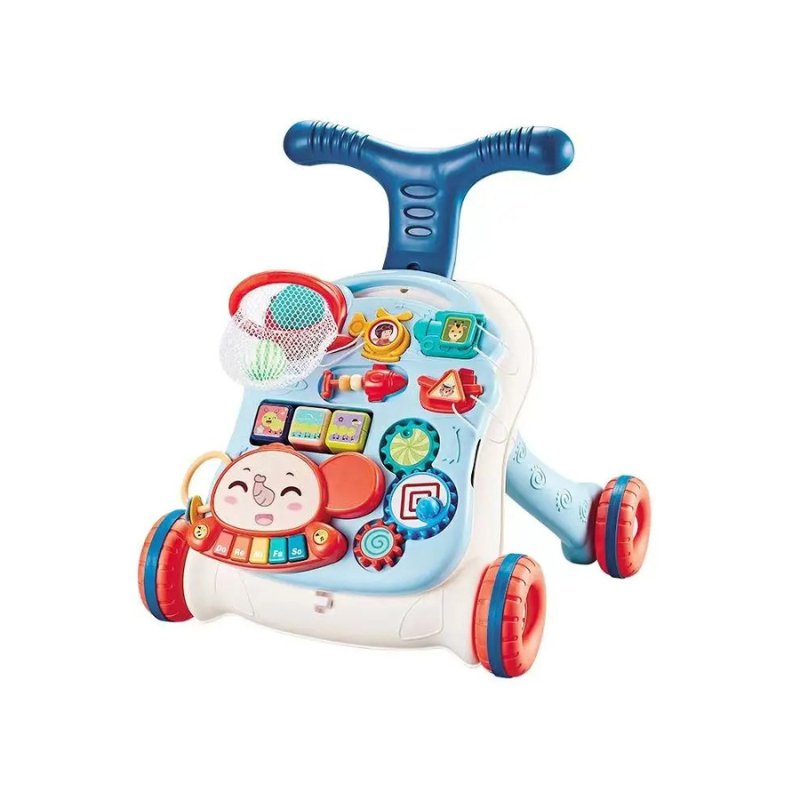 BrightNest – Safe & Interactive – 3-in-1 Baby Walker and Play Center