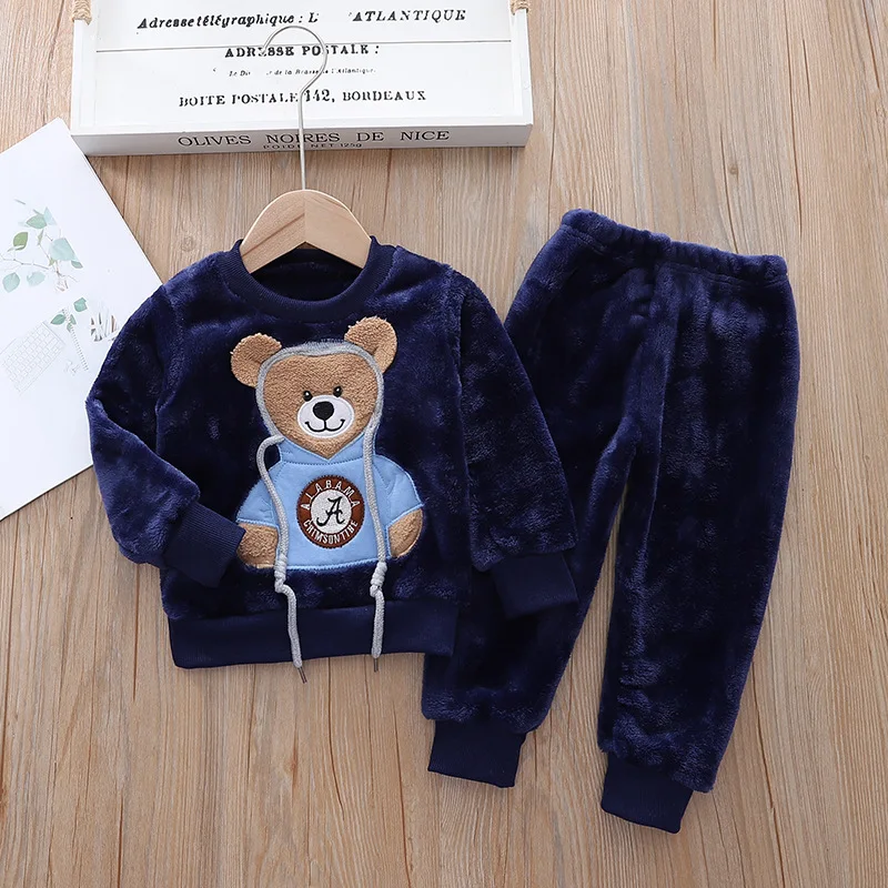 CozyBear – Warm & Soft – Kids' Track Suit with Bear Print