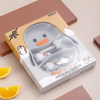 Thumbnail for MiniMeal – Safe & Non-Slip – Silicone Toddler Plate Set with Cutlery
