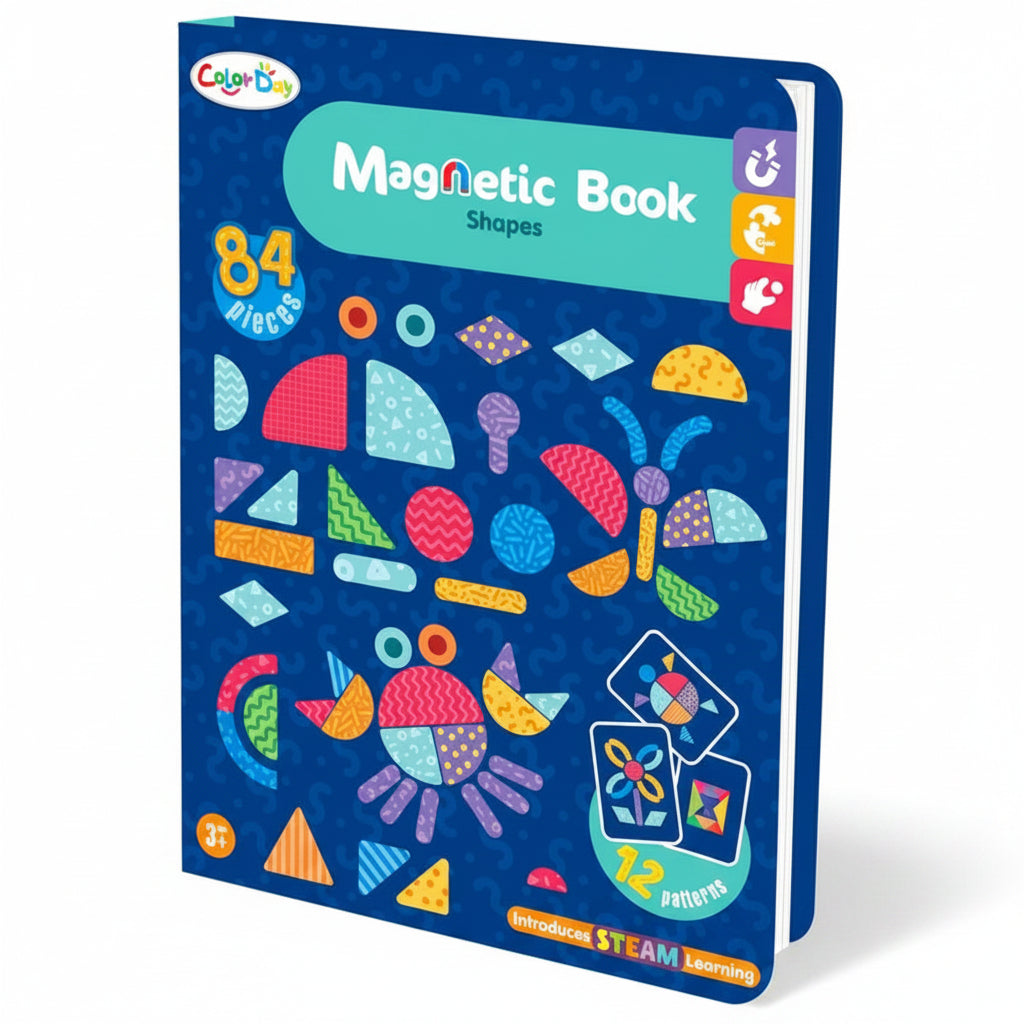 MagniPlay – Educational & Creative – Magnetic Puzzle Book