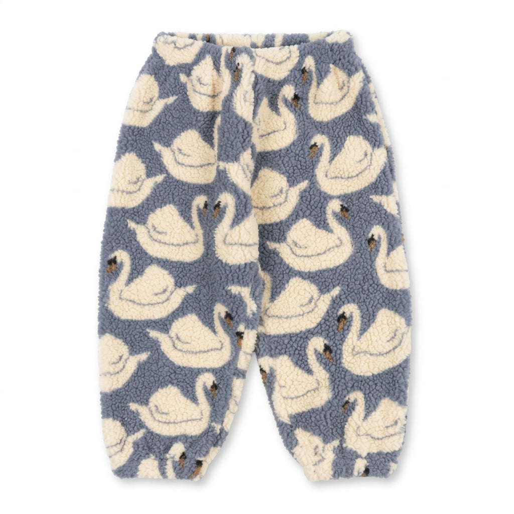 FuzzyPants – Soft & Warm – Plush Kids' Pants with Playful Prints